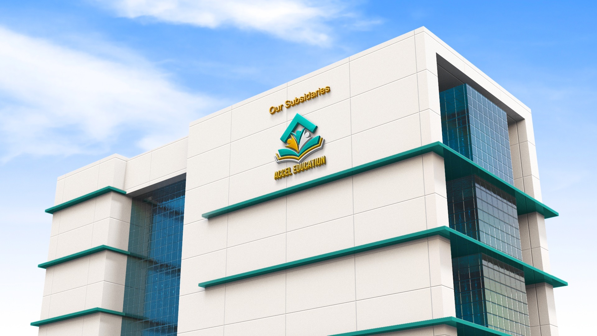 Business Building Logo Mockup