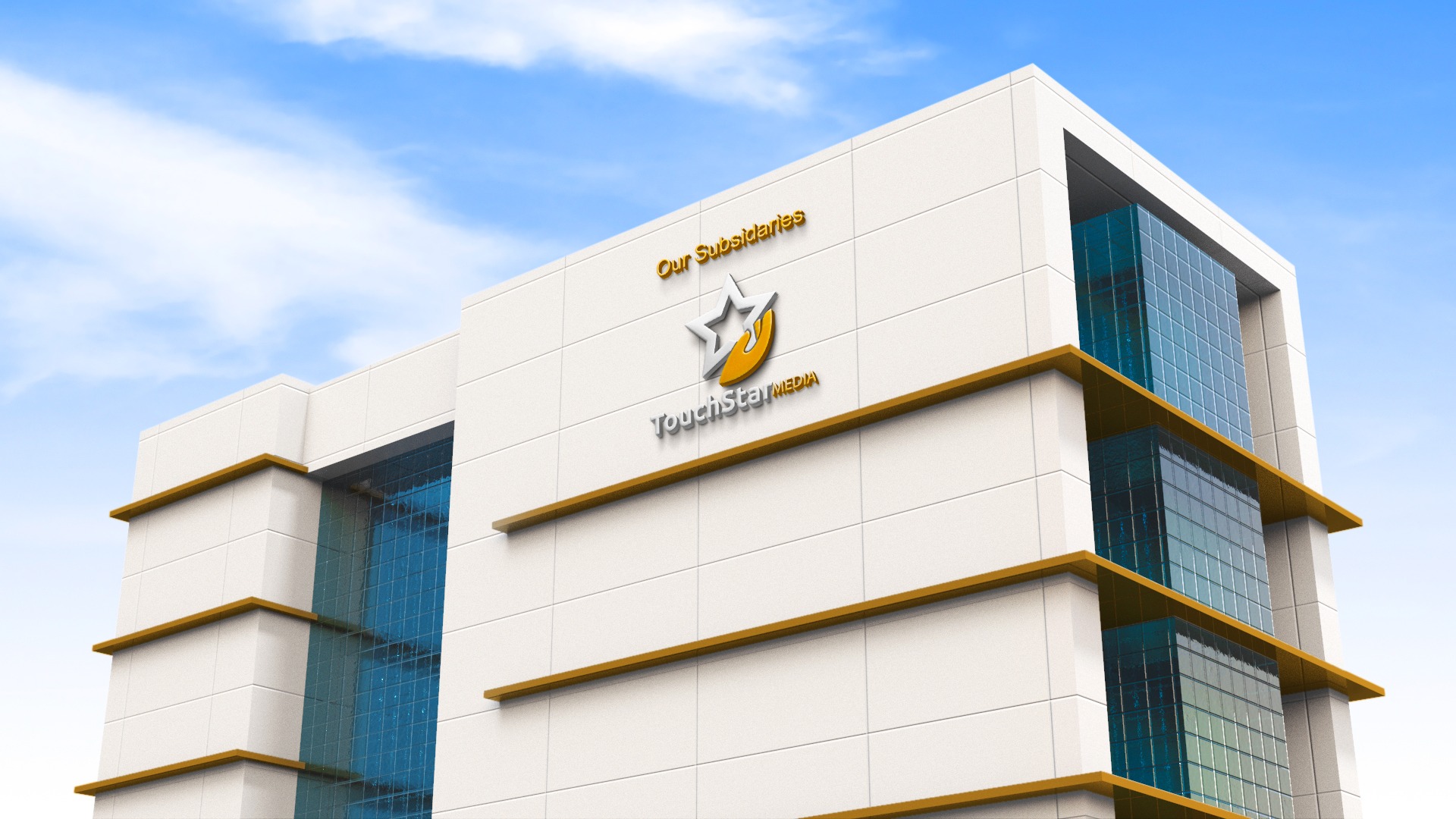 Business Building Logo Mockup